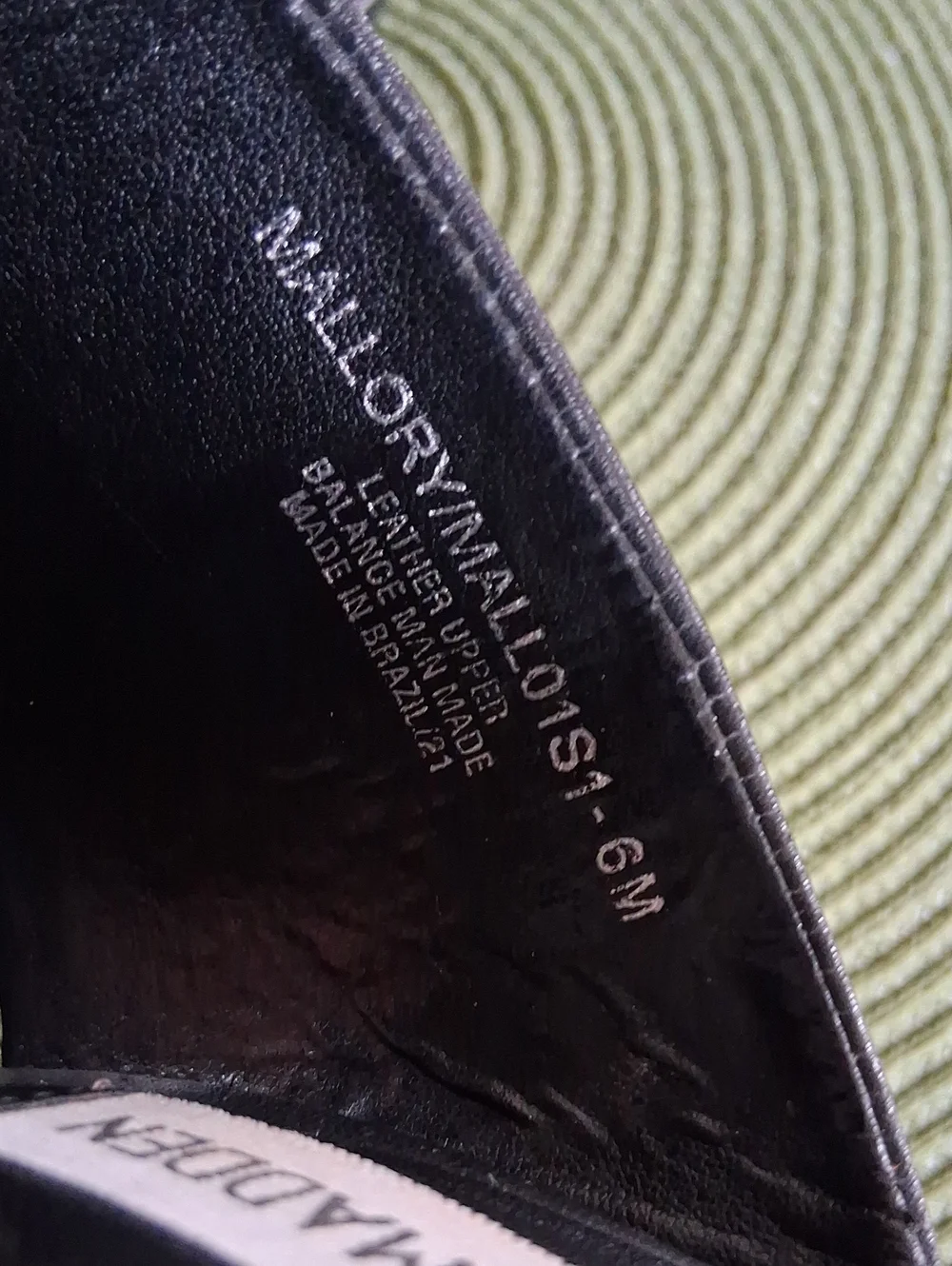 Steve Madden Black Leather Mallory Whimsigoth Sleek Stilleto Heels Size 6 - Picture 6 of 9